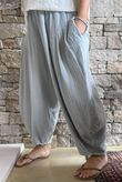 Tasha Cushion Cotton Sia Barrel Pant Pearl